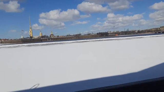Замерзшая р. Нева смотреть онлайн