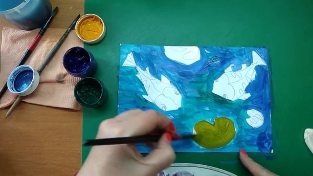 Рыбки в пруду смотреть онлайн