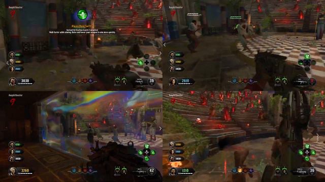 Call of Duty Zombies 4 Player Splitscreen Part 1! Black Ops 4 Local Multiplayer PS4 PRO MAX SETTING смотреть онлайн