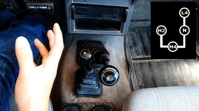 Como Usar la 4X4 H2 y 4H, L4 4WD Toyota Pick Up 1987. смотреть онлайн