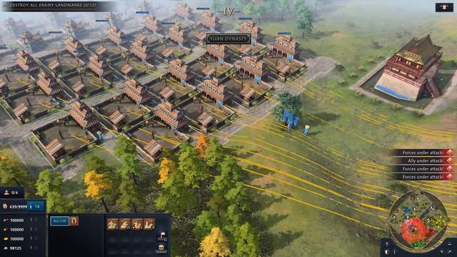 Age of Empires 4 - MASSIVE MOUNTAIN PASS DEFENSE смотреть онлайн