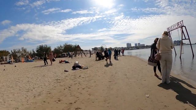 #АНАПА сегодня 9 октября 2021 Велопрогулка вдоль моря. смотреть онлайн