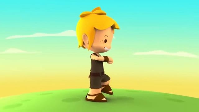 El Guerrero David - Canciones Infantiles Cristianas para niños escuela dominical Pequeños Héroes смотреть онлайн