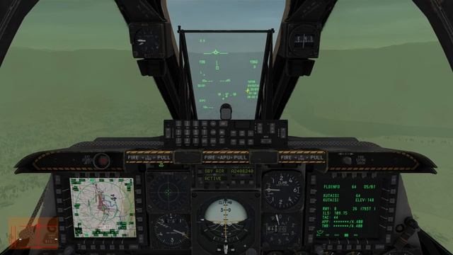 DCS World 2.5 | A-10C | Посадка в сложных метеоусловиях смотреть онлайн