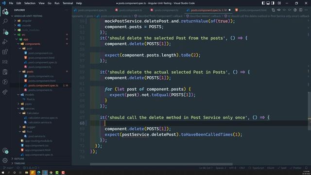 23. Resolve the service dependencies for the component using Test Bed - Angular Unit Testing смотреть онлайн