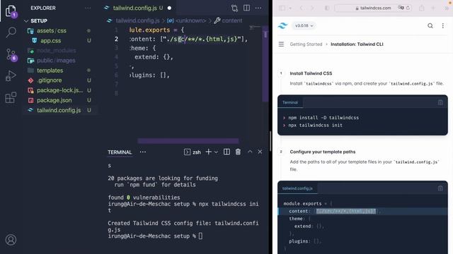 How to setup a tailwind css project смотреть онлайн