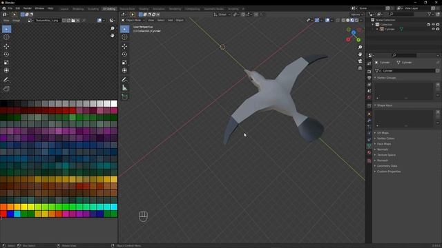 Low poly Seagull bird modeling tutorial | Blender | Easy beginner смотреть онлайн