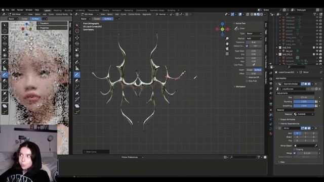 Creating an ethereal fairy in Blender & Daz3D смотреть онлайн
