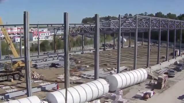 Time Lapse construction of PENETRON Ekaterinburg Plant Russia смотреть онлайн