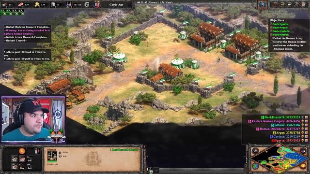 Alaric 2 - Razing Hellas (Hard) + Achievement | Age of Empires 2: Definitive Edition смотреть онлайн