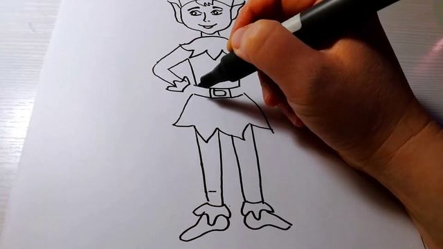 Как нарисовать эльфа смотреть онлайн