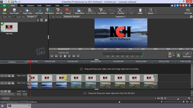 How to Add a Logo or Watermark | VideoPad Video Editing Tutorial смотреть онлайн