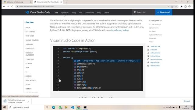 Install Python and setup for VSCode | Step-by-Step Python setup for VSCode смотреть онлайн