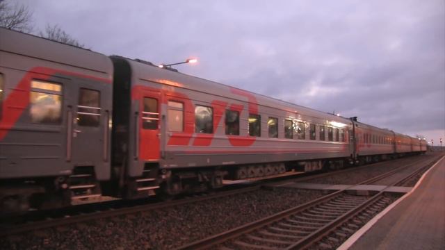 Тепловоз ТЭП70-0236 с туристическим поездом 1 / TEP70-0236 with a tourist train 1 смотреть онлайн