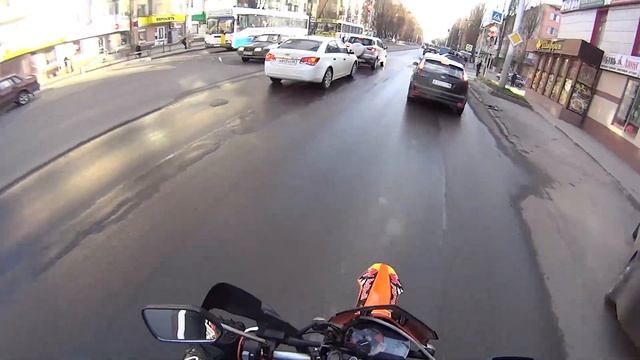 Липецкие пробки глазами мотардиста смотреть онлайн