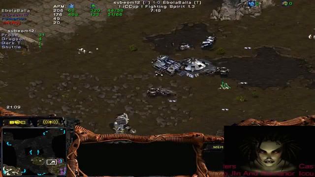 Starcraft:BW EbolaBalla vs lancerX game2 русские комментарии смотреть онлайн