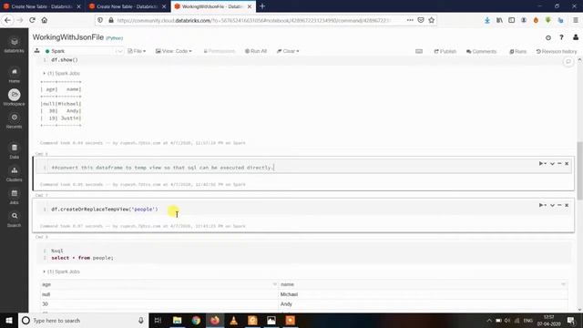 Databricks Spark:-Working with JSON files in Spark #databrick #spark #json #bigdata #data #analytic смотреть онлайн