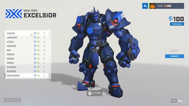 Overwatch - ALL OVERWATCH LEAGUE SKINS (All Teams) смотреть онлайн