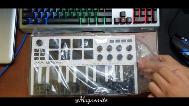 Finally got my midi controller 🥳 | Akai Professional | MPK mini 3 unboxing video смотреть онлайн