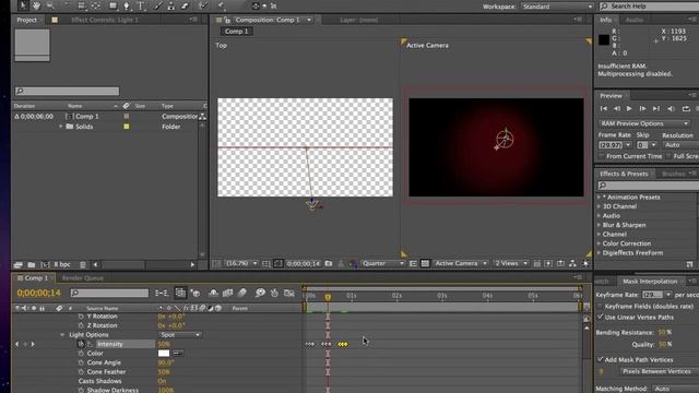 After Effects CS 5.5 making lights flicker, random strobe смотреть онлайн