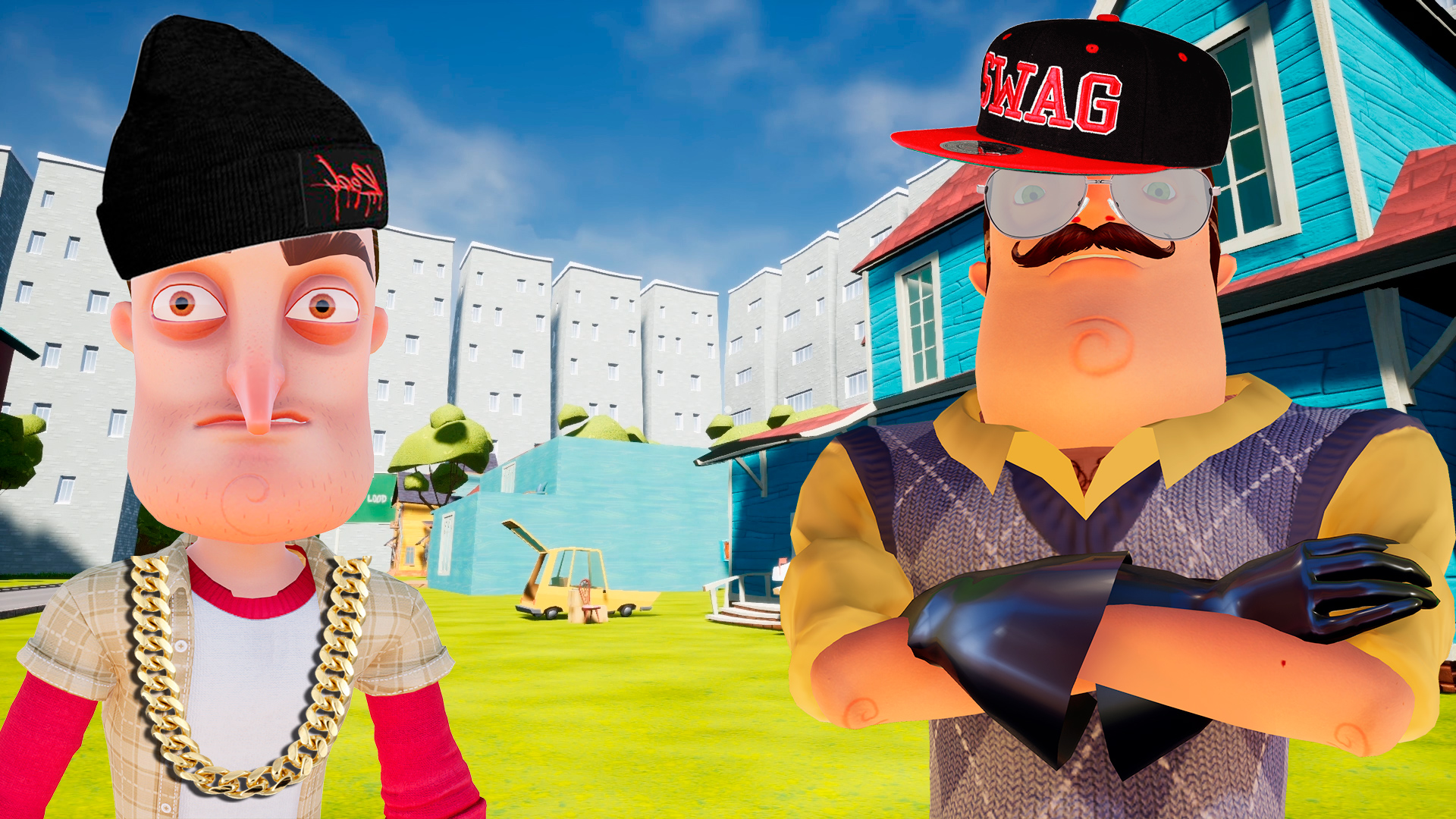 ШОУ ПРИВЕТ СОСЕД!ВАСИЛИЧ СТАЛ РЕПЕРОМ!ИГРА HELLO NEIGHBOR 2 MOD KIT ПРОХОЖДЕНИЕ МОДА NEW NIGHTMARE!