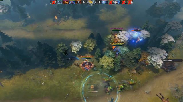 Team fight by Na`Vi vs Virtus.Pro @ RedBull BattleGrounds смотреть онлайн