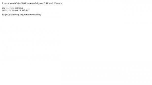 How do I convert an SVG to a PDF on Linux? (9 Solutions!!)