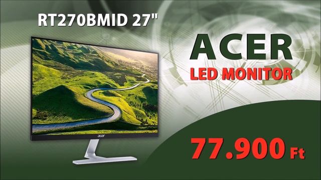 2017.01.06 Acer RT270 monitor signage смотреть онлайн