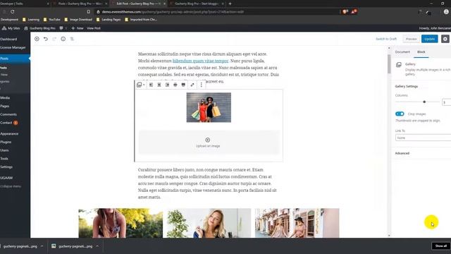 How To Edit And Customize Post Format Gallery - Section: Gucherry WordPress Blog Theme смотреть онлайн