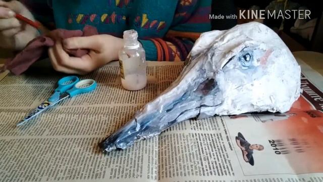 Маска вороны из папье-маше 2 часть смотреть онлайн