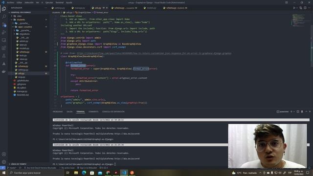 Graphql en Django - Parte 10 - Usar nuestro propio status code desde el response en graphql смотреть онлайн