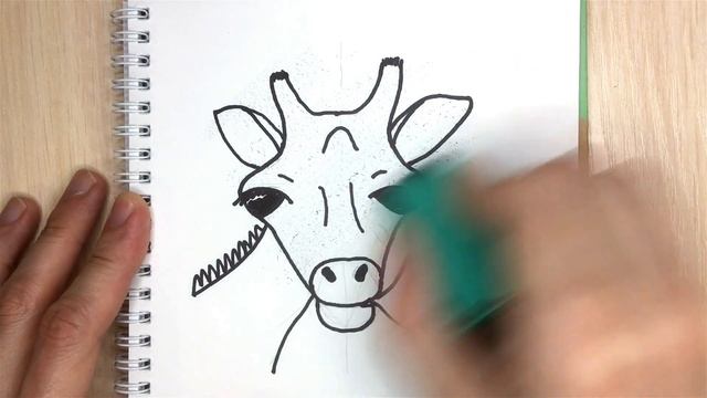 How to Draw a Giraffe | Как Нарисовать Жирафа смотреть онлайн