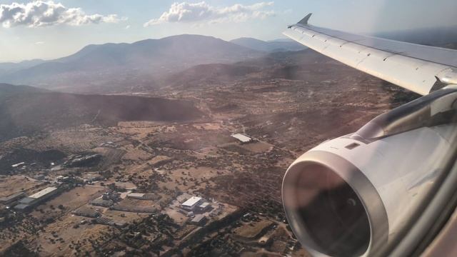 Aegean Airline A321 Take Off Heraklion Airport Crete & Land Athens Airport