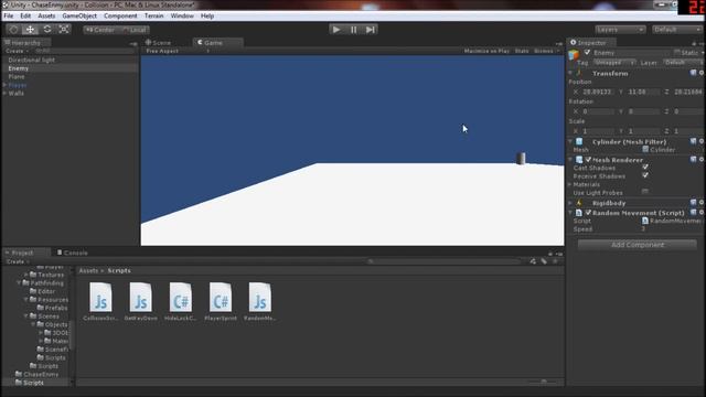 Unity3D Tutorials - Make Simple Game | Enemy Random Movement AI смотреть онлайн