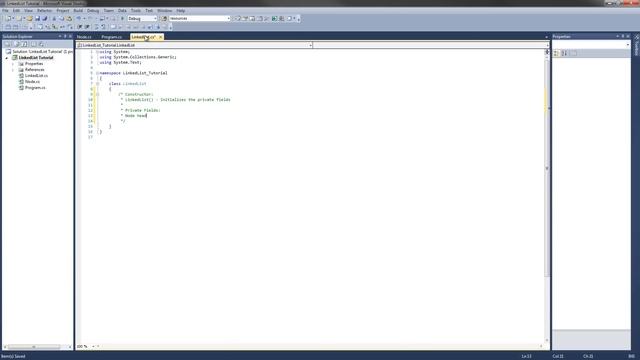 C# LinkedList Tutorial - 1 - Implementation Overview смотреть онлайн