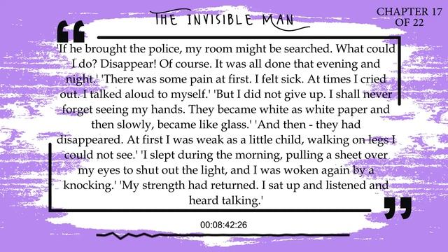 English Stories | The Invisible Man 16,17,18: How To Become Invisible(Hard)#english_story#story