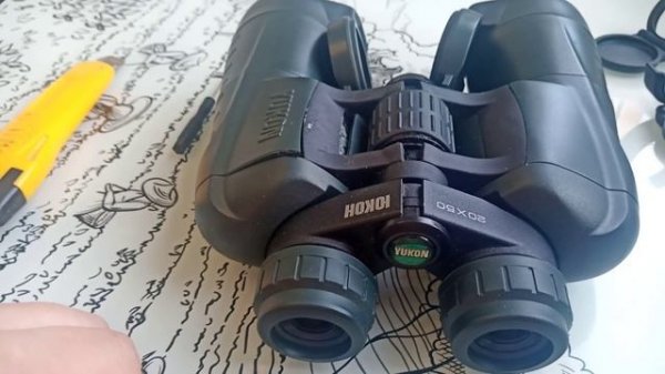 Юстировка бинокля Yukon 20x50