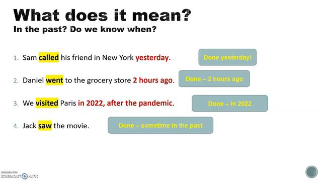 Grammar Quickie Past Simple смотреть онлайн