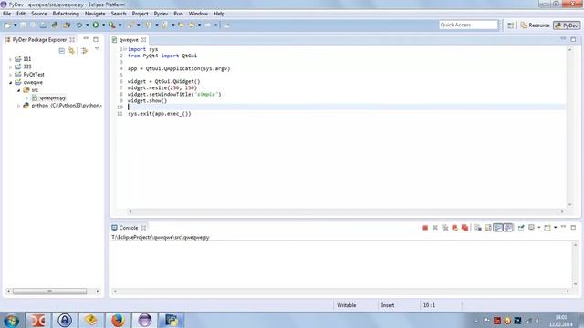 PyQt Первая простенькая программа смотреть онлайн