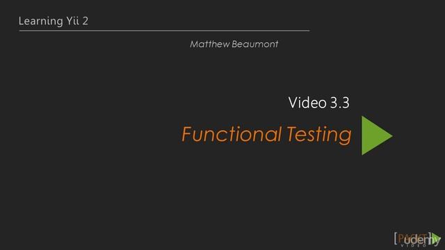 YII 2 Testing with Yii and Codeception(3) смотреть онлайн