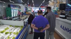 Разборщик в гостях у магазина "Рыбный порт Адмирал"