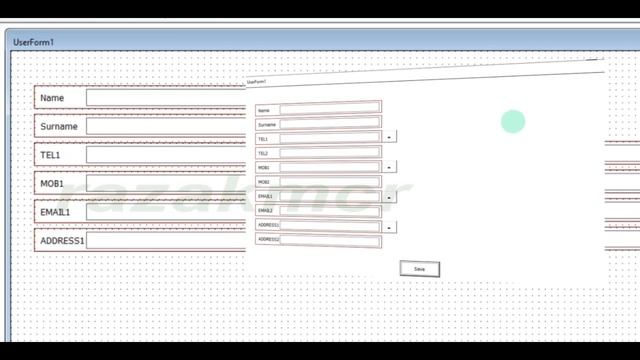 Create Hide And Seek Contact form Excel VBA смотреть онлайн