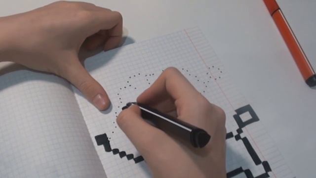 новогодний выпуск, рисунки по клеточкам№31: новогодний щенок;) смотреть онлайн