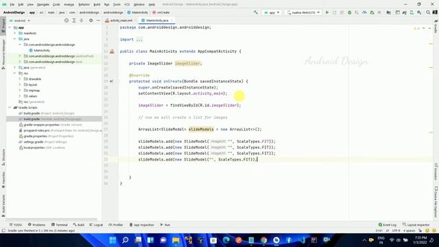 Auto Image Slider in Android Studio Application | Without ViewPager | @CodeByAshish смотреть онлайн