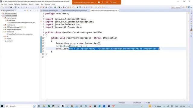 Complete knowledge on reading data from properties file and use in testcases смотреть онлайн