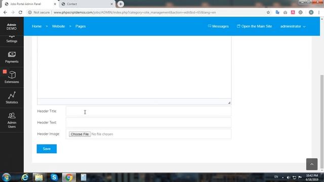 PHP Jobs Portal script - creating custom page headers смотреть онлайн