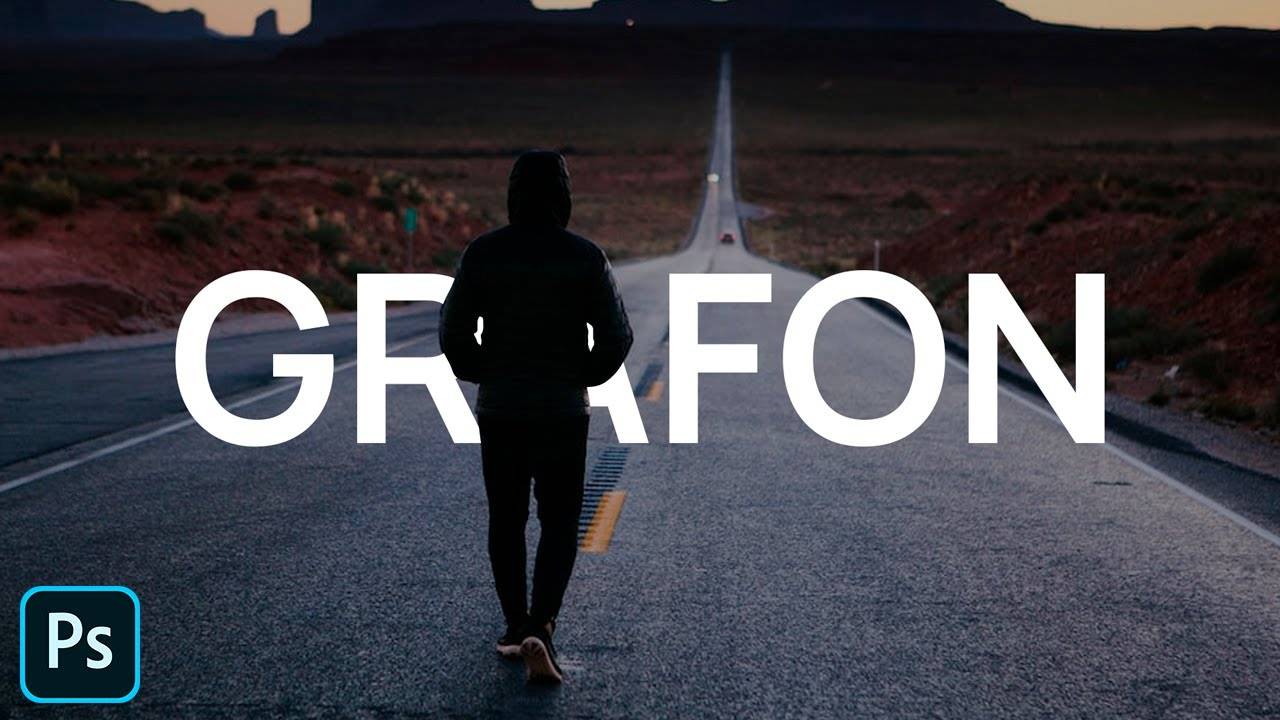 Как разместить текст за человеком в фотошопе. Уроки фотошопа смотреть онлайн