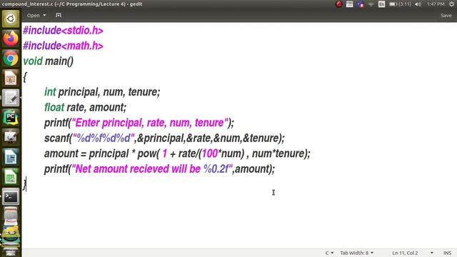 4 Mathematical operations in C Language смотреть онлайн