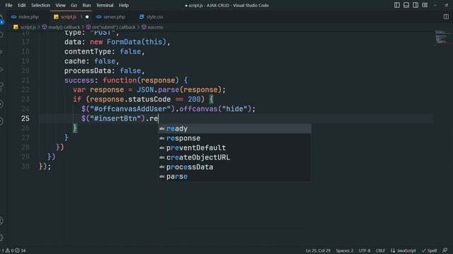 PHP Ajax - CRUD Application with Bootstrap 5 & Datatables Library || Drag & Drop Image Upload смотреть онлайн