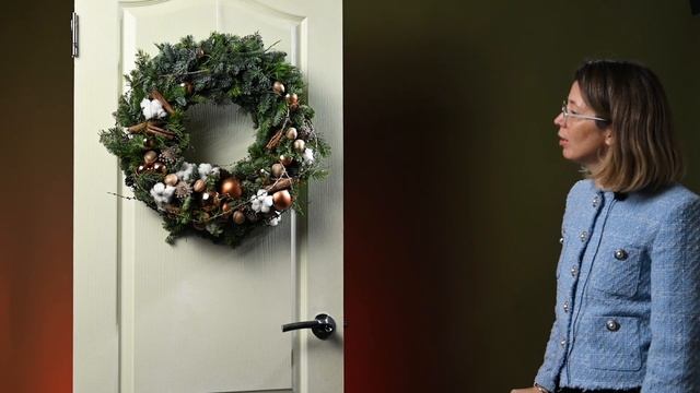 Разбор новогодних венков  студентов Казанской школы флористики Kazanflowerschool. Выпуск 18